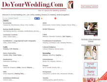 Tablet Screenshot of doyourwedding.com